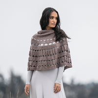 Blue Sky Fibers Nocturne Crochet Capelet Kit