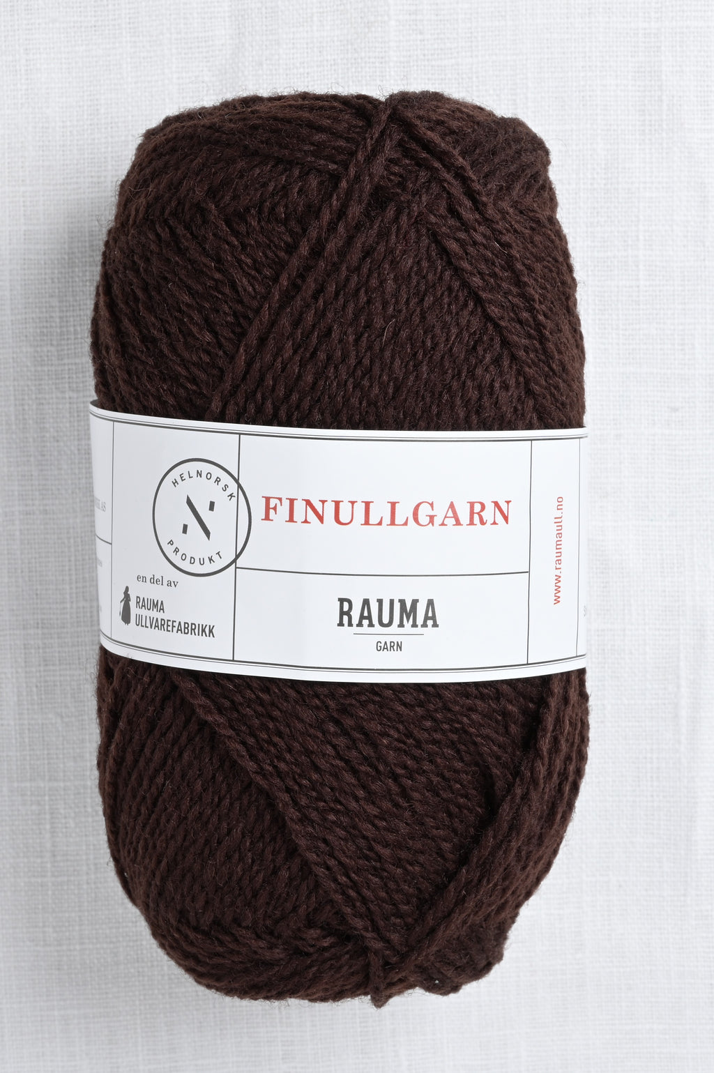 Rauma Finullgarn 422 Dark Brown