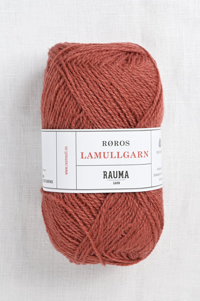 Rauma 2-Ply Lamullgarn 28 Burnt Orange