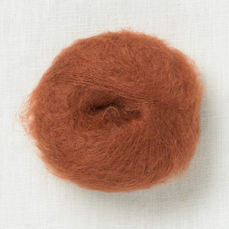 Knitting for Olive Soft Silk Mohair Rust