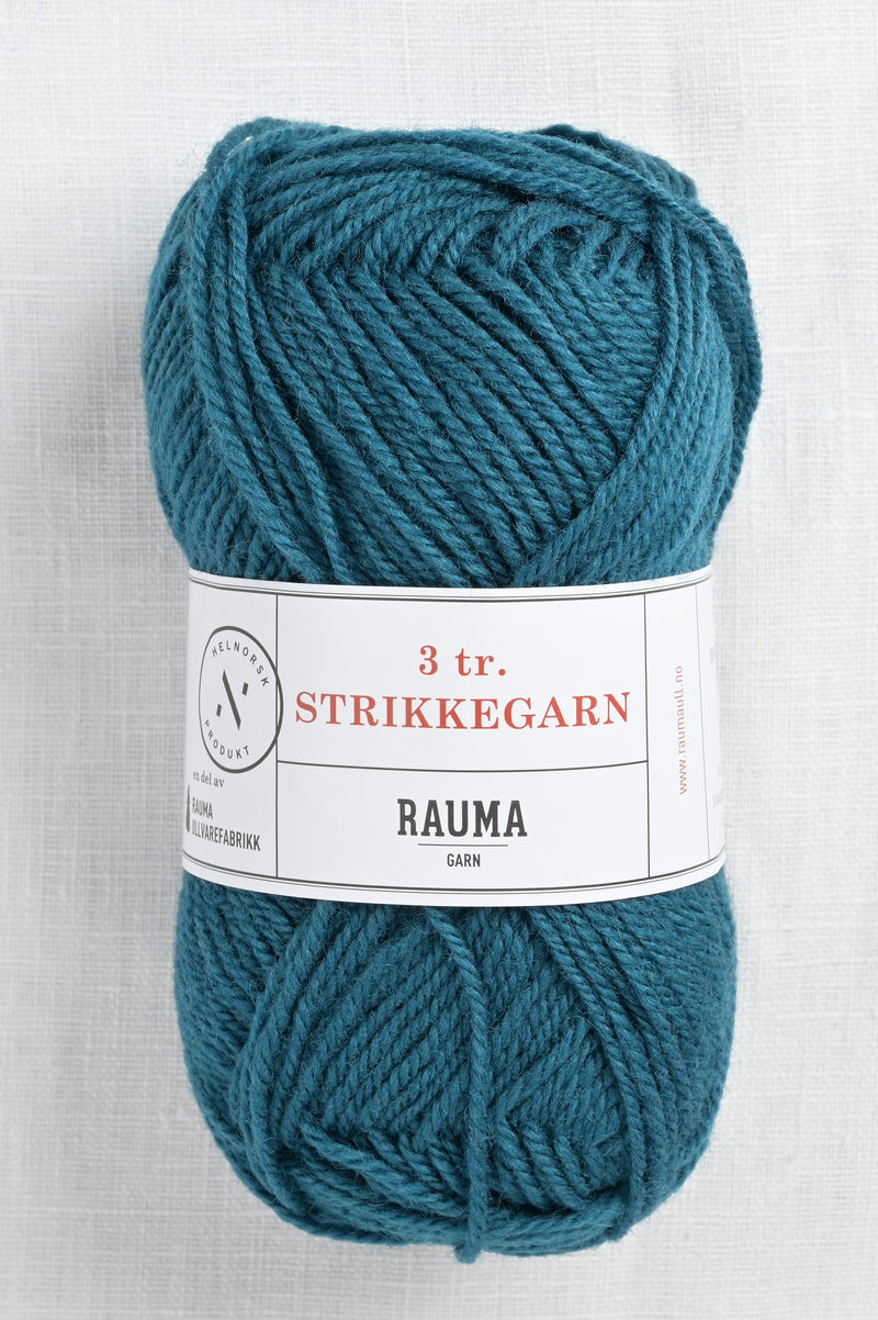 Rauma 3-Ply Strikkegarn 184 Petrol