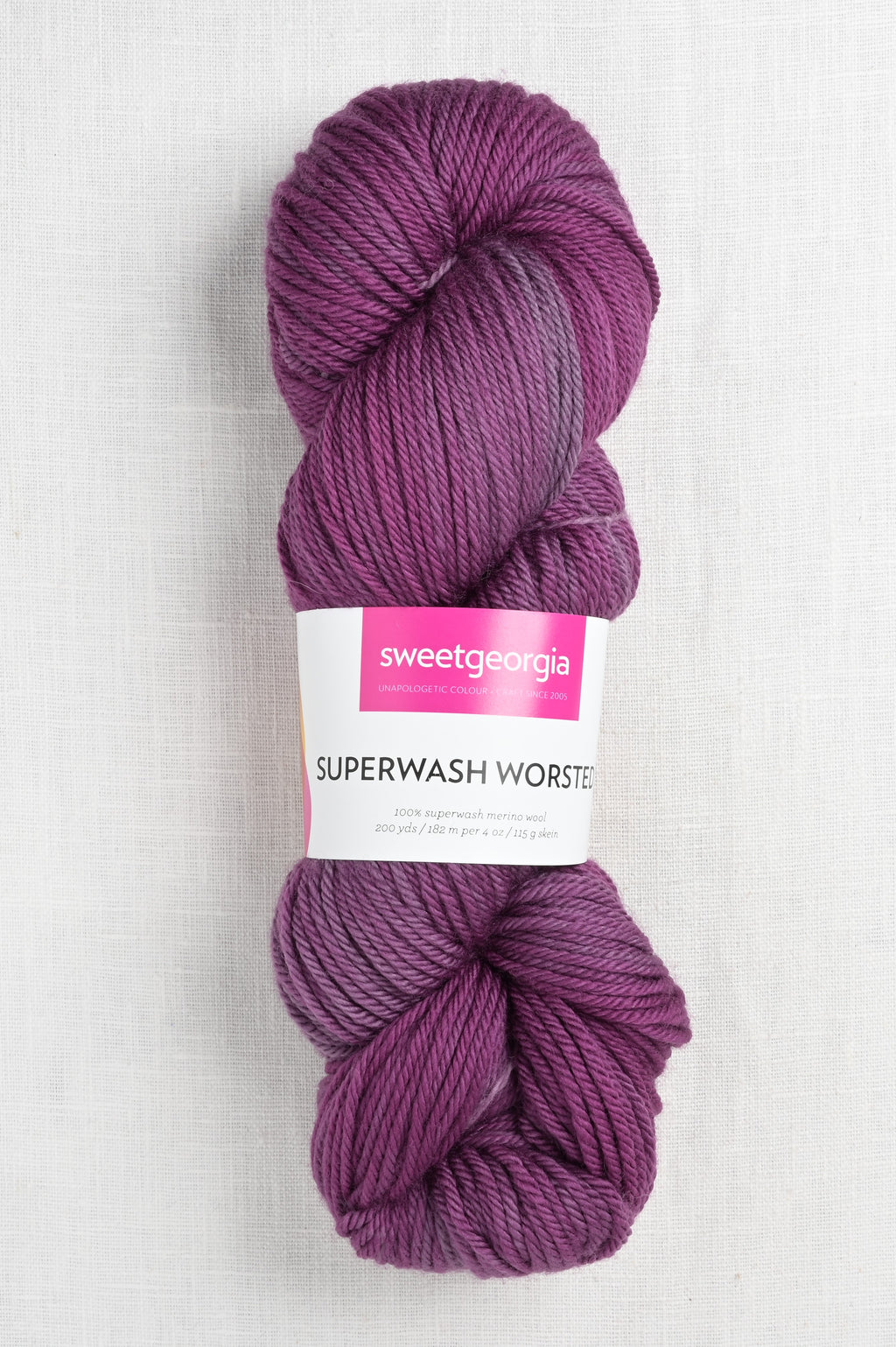 Sweet Georgia Superwash Worsted Mulberry