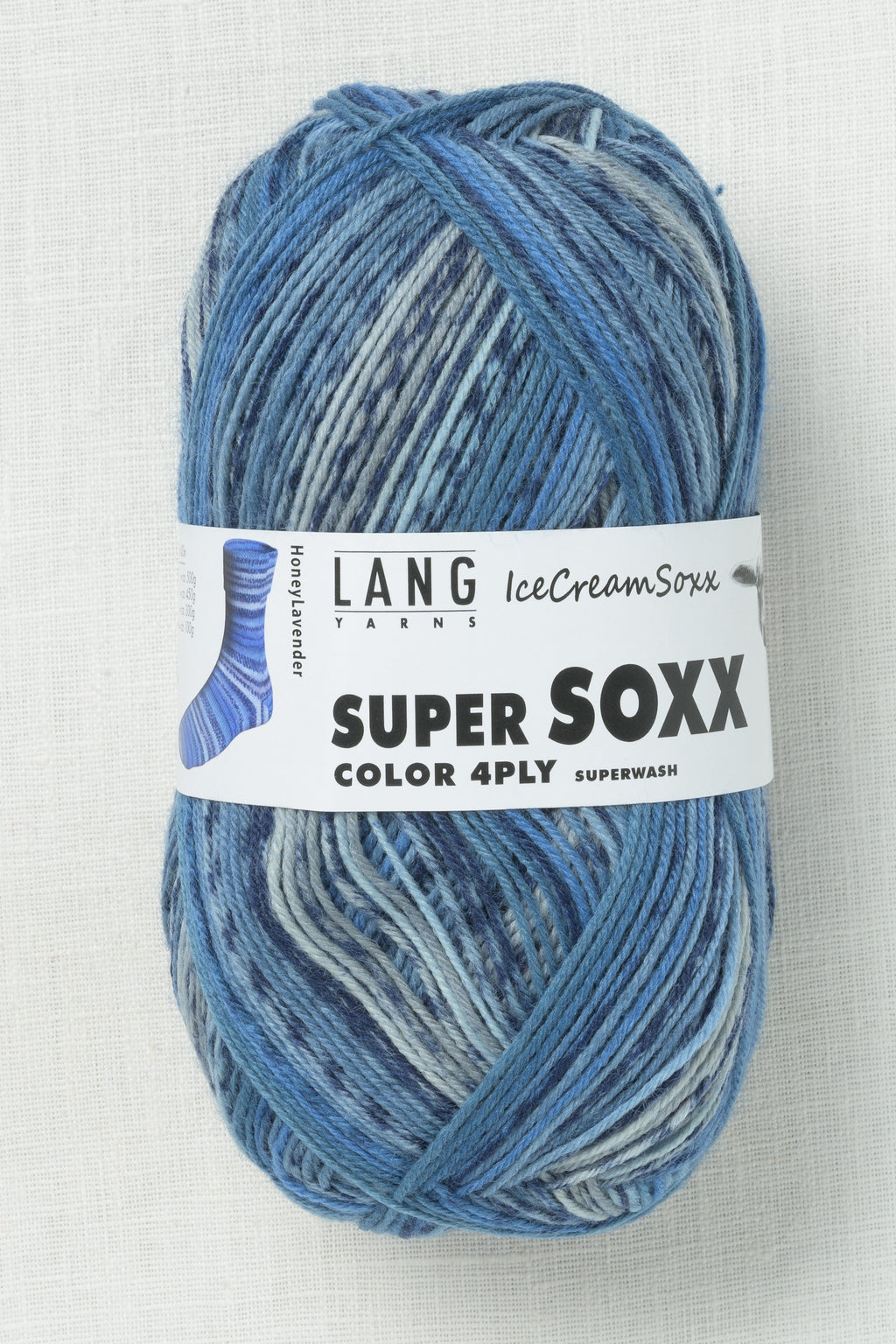 Lang Yarns Super Soxx Color 475 Honey Lavender