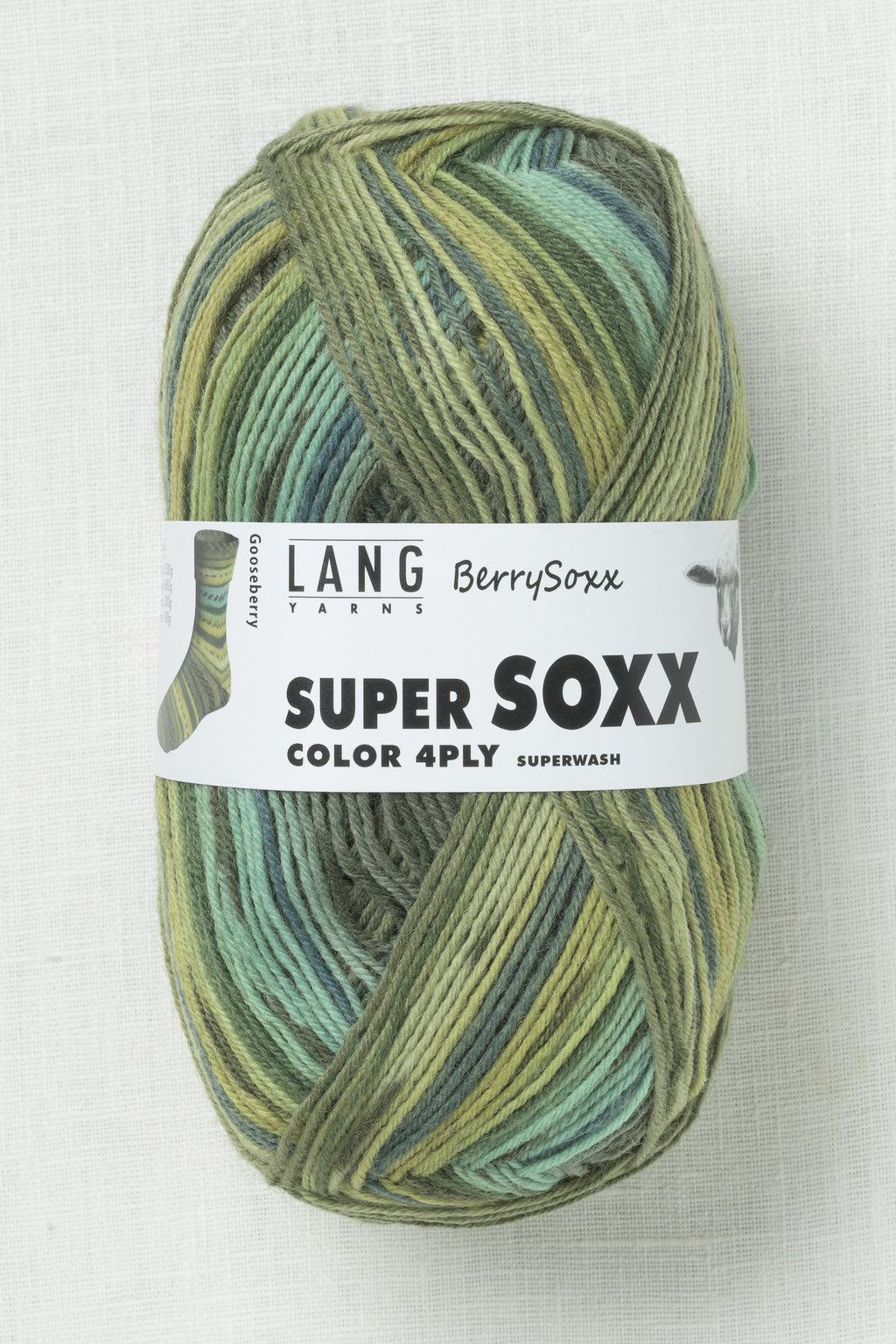 Lang Yarns Super Soxx Color 470 Gooseberry