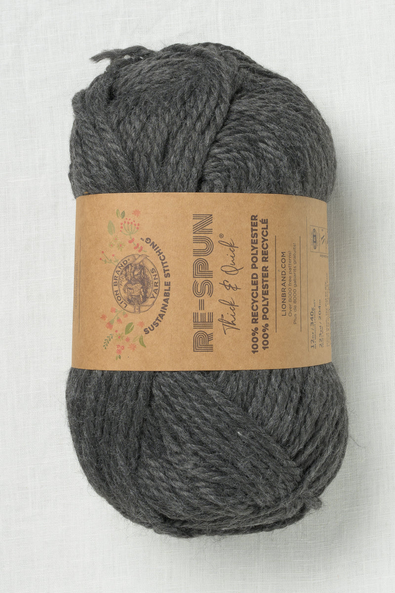 Lion Brand Re-Spun Thick & Quick 153J Raven