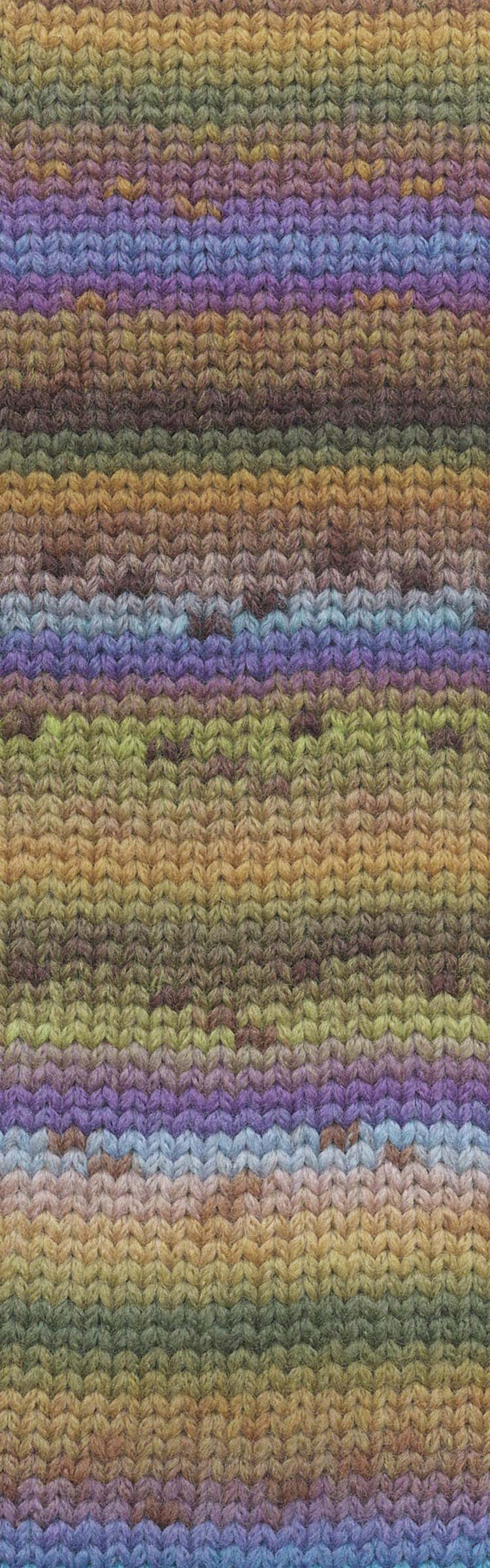 Wooladdicts Mystery 5 Brown Lilac Olive swatch