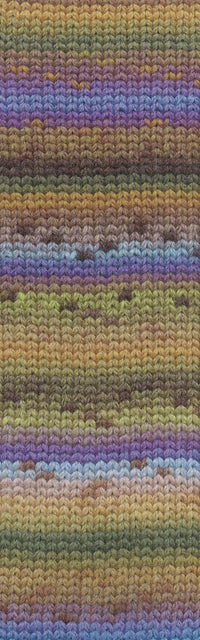 Wooladdicts Mystery 5 Brown Lilac Olive swatch