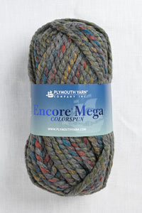 Plymouth Encore Mega Colorspun 7163 Grey Primary