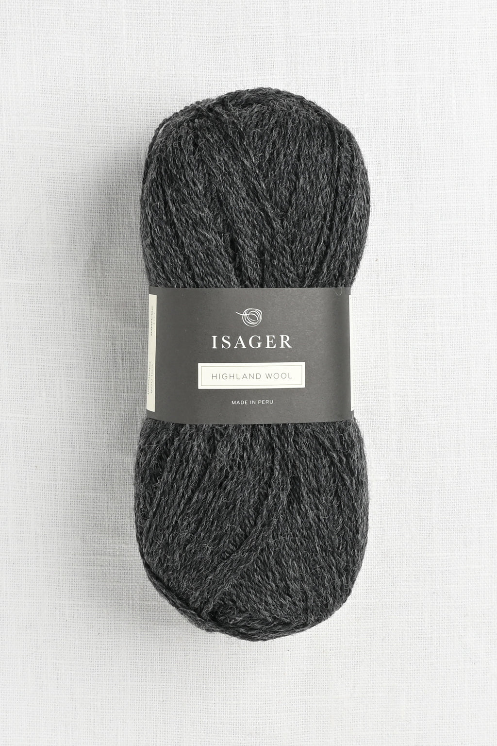 Isager Highland Wool Charcoal