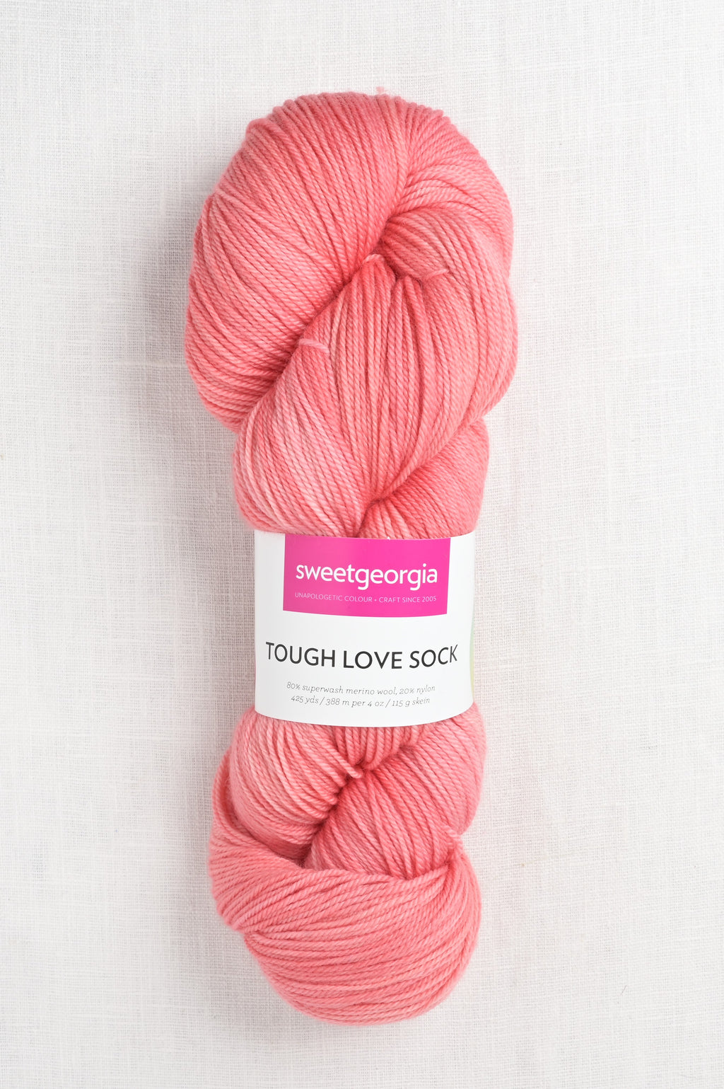 Sweet Georgia Tough Love Sock Grapefruit