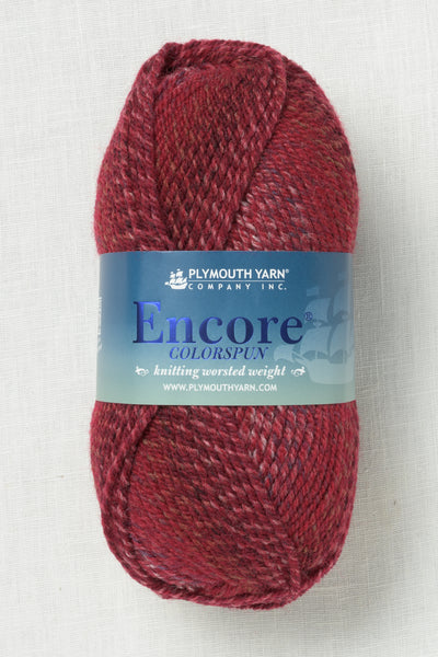 Plymouth Encore Worsted Colorspun 7794 Reds