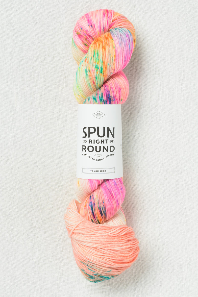 Spun Right Round Tough Sock Dirty Taffy