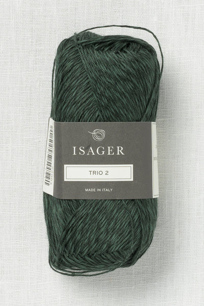 Isager Trio 2 Bottle Green