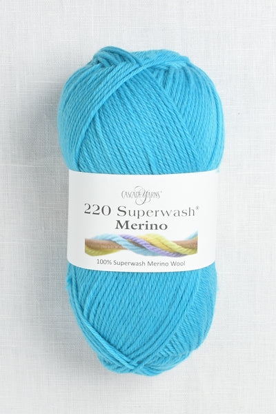 Cascade 220 Superwash Merino 115 Cyan Blue