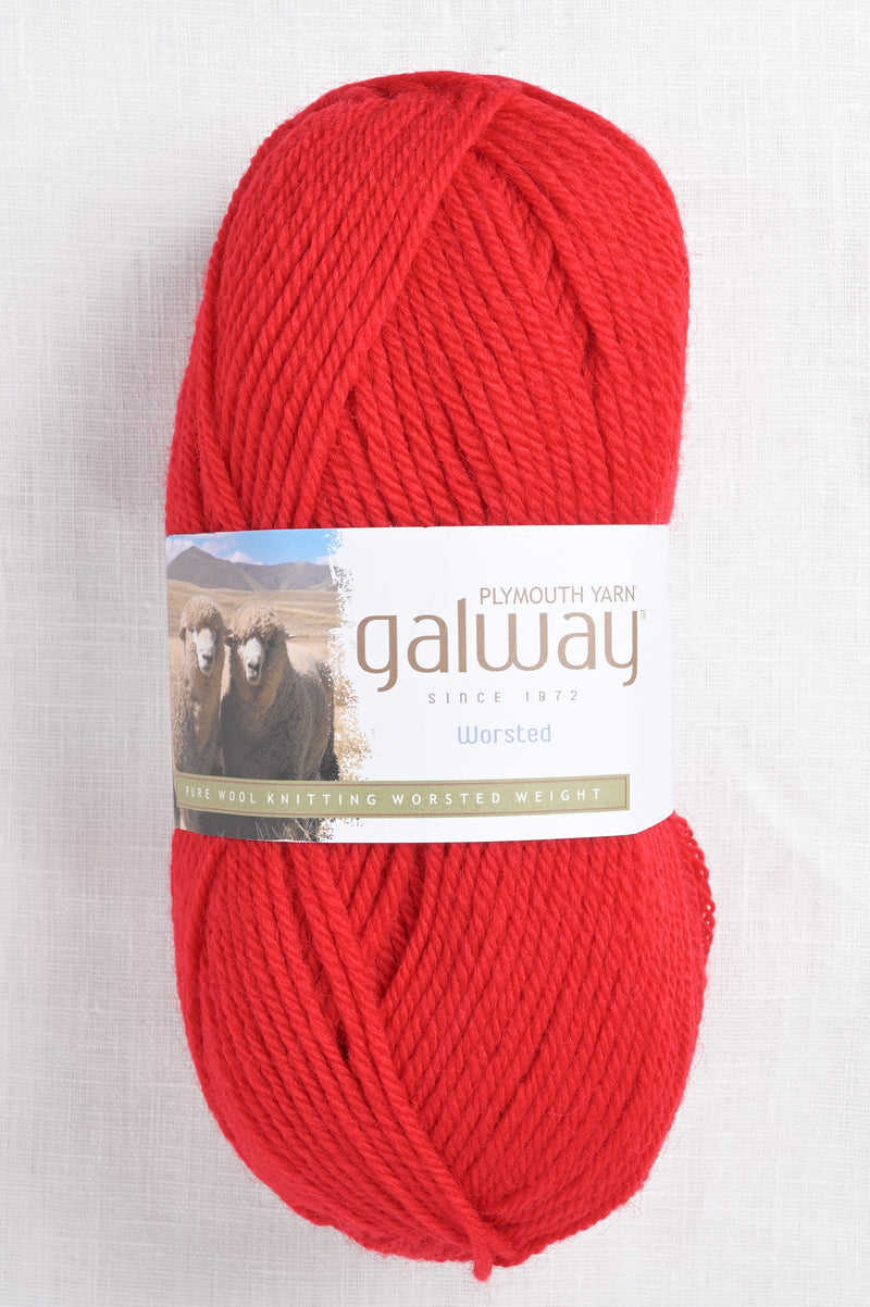 Plymouth Galway Worsted 16 True Red