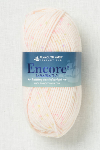 Plymouth Encore Worsted Colorspun 7400 Pink Spot