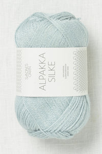 Sandnes Garn Alpakka Silke 7521 Light Gray Blue