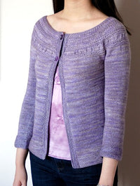 Tea Leaves Cardigan by Melissa LaBarre