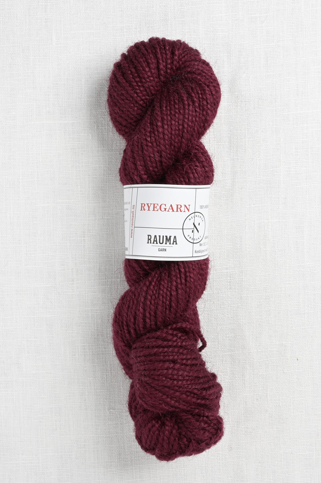 Rauma Ryegarn 580 Burgundy