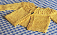 TINY Tea Leaves Cardi by Melissa LaBarre