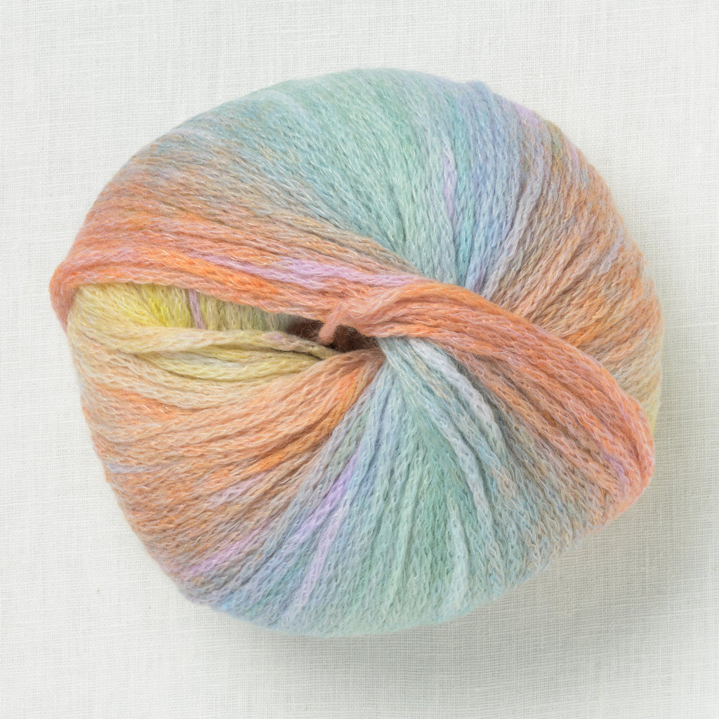 Lang Yarns Magnolia 6 Light Blue Green Orange