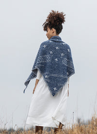 Blue Sky Fibers Festive Night Shawl Kit