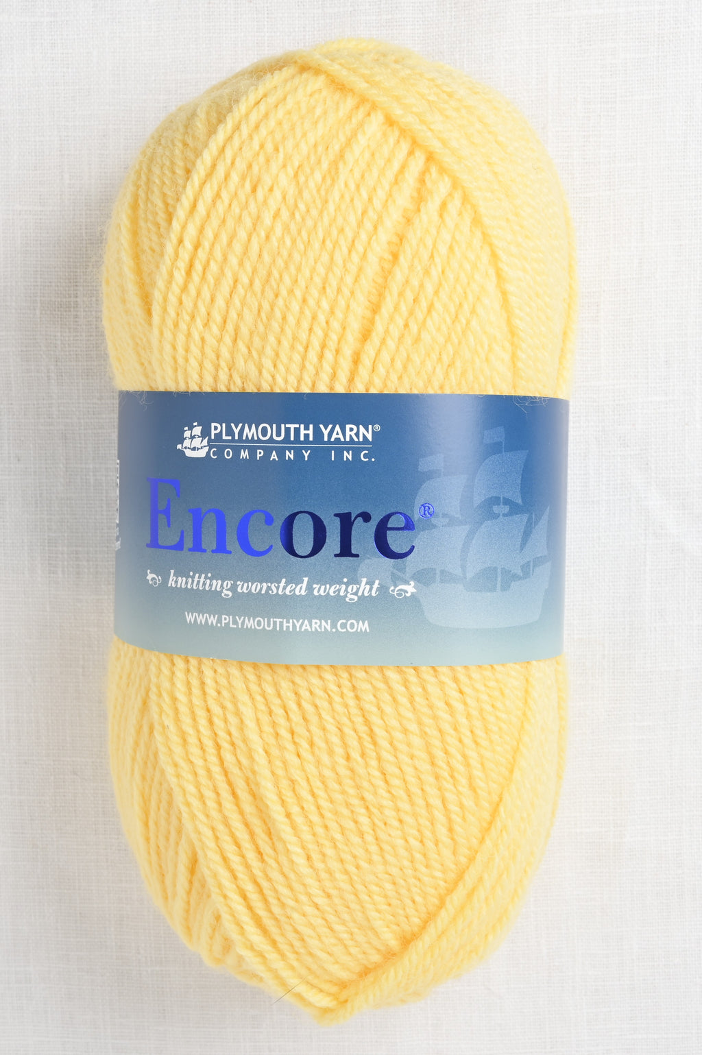 Plymouth Encore Worsted 215 Yellow