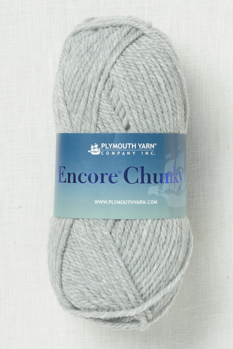 Plymouth Encore Chunky 6007 Light Grey Heather