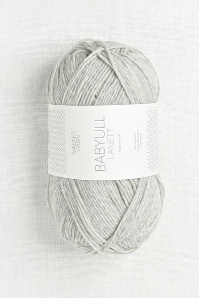 Sandnes Garn Babyull Lanett 1022 Light Gray Heather