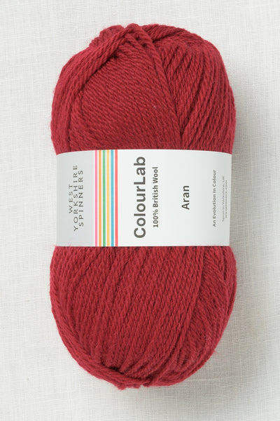 WYS ColourLab Aran Ruby Red