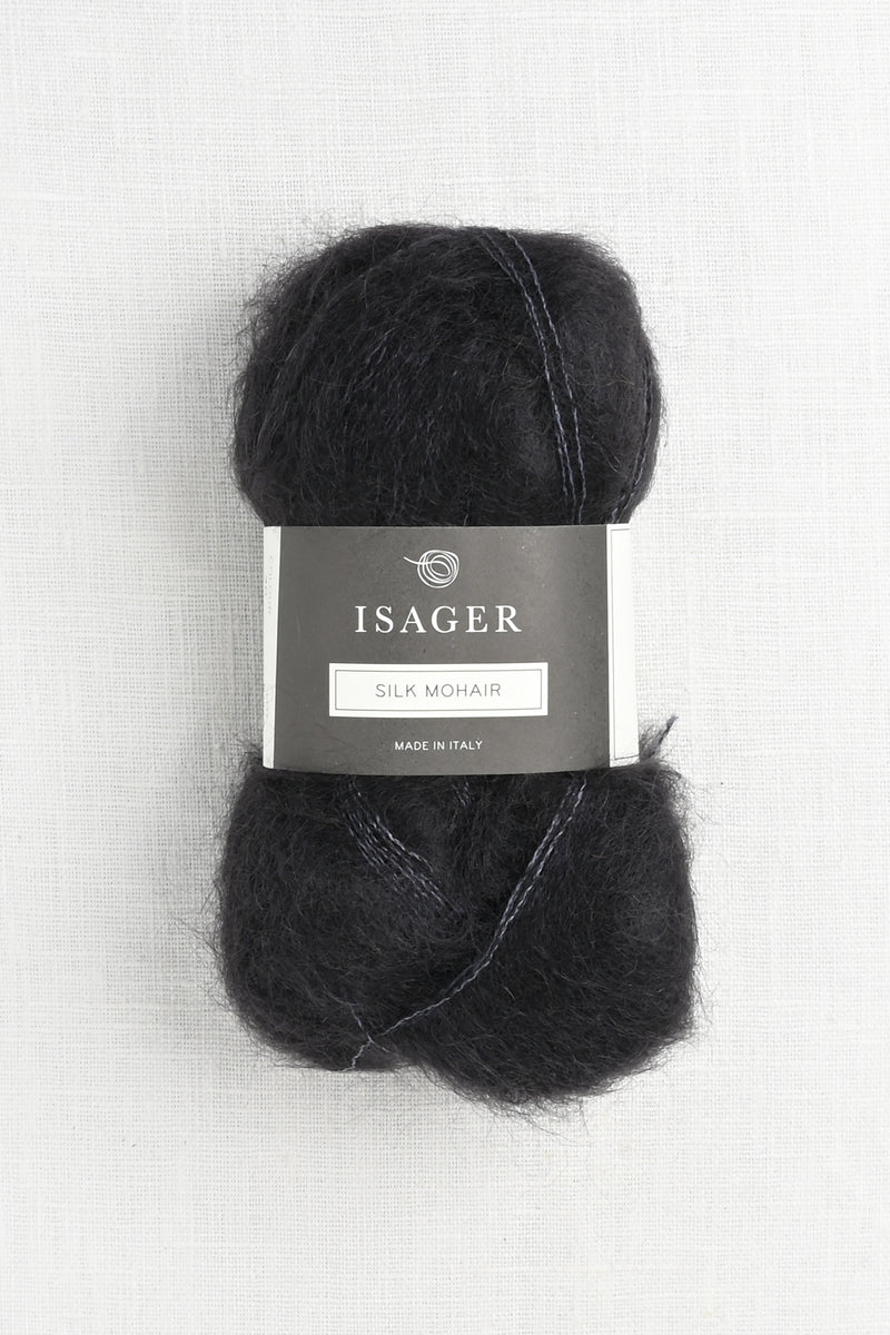 Isager Silk Mohair 30 Black