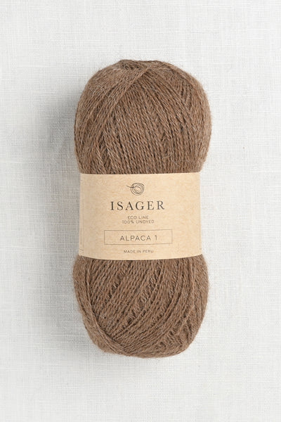 Isager Alpaca 1 E8S Chestnut Heather Undyed