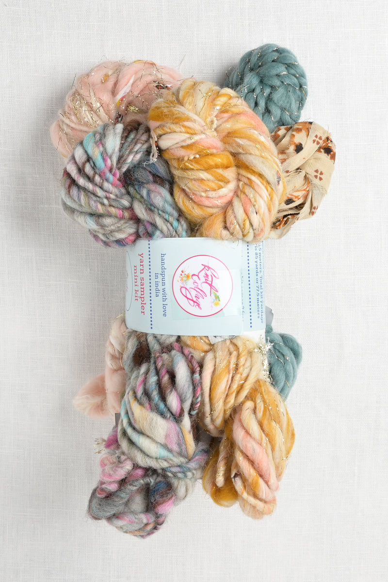 Knit Collage Mini Skein Sampler Set Geode