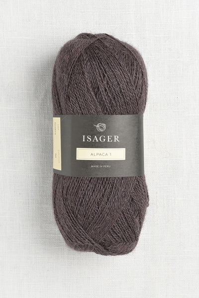 Isager Alpaca 1 60 Black Plum