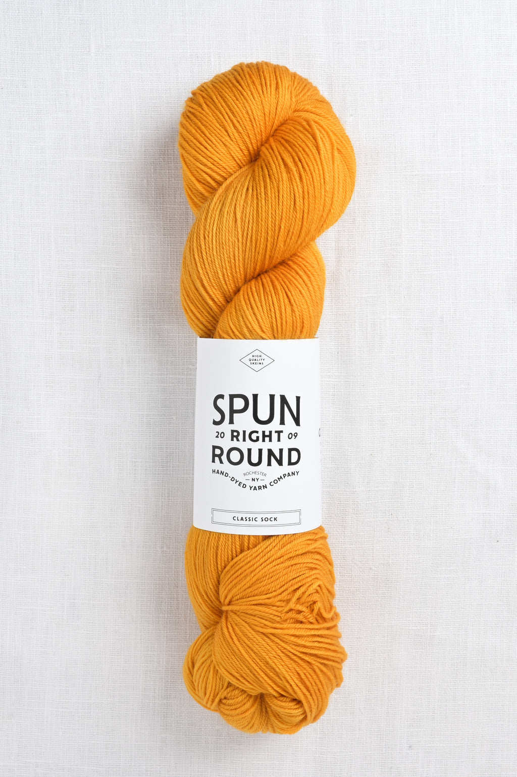 Spun Right Round Merino Aran Goldenrod