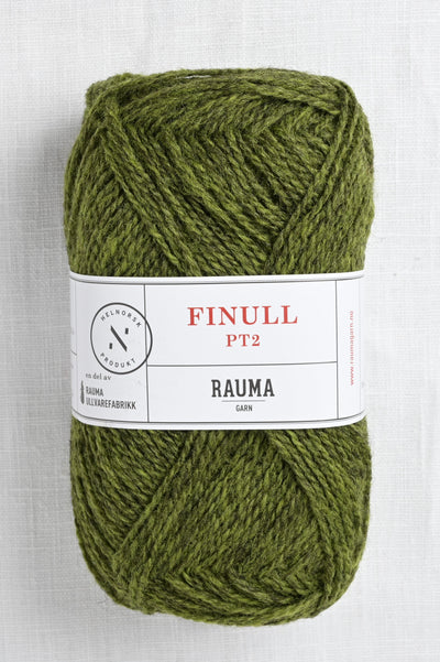 Rauma Finullgarn 4130 Olive Green Heather