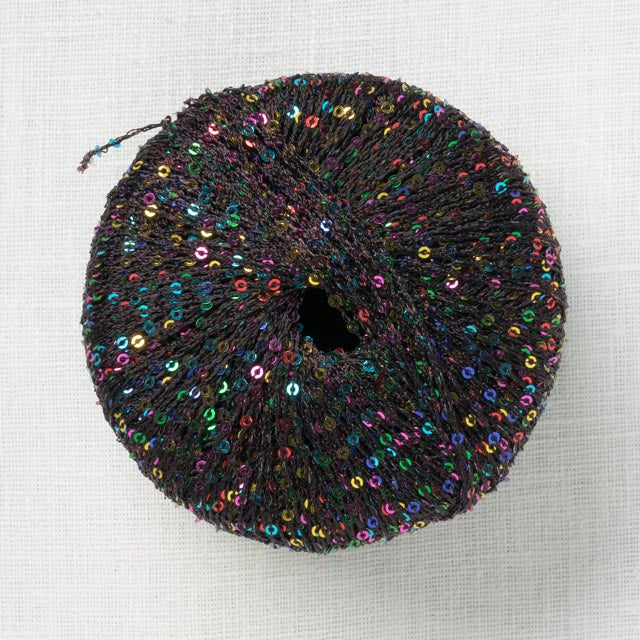 Lang Yarns Paillettes 104 Black Colorful