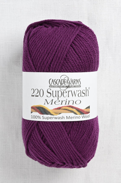 Cascade 220 Superwash Merino 21 Dark Berry