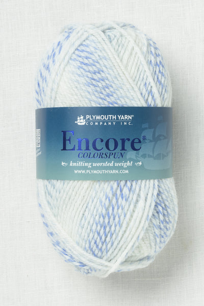 Plymouth Encore Worsted Colorspun 7751 Denim Frost