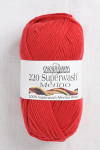 Cascade 220 Superwash Merino 46 Cherry