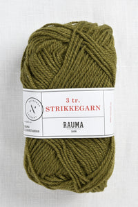 Rauma 3-Ply Strikkegarn 761 Moss Green