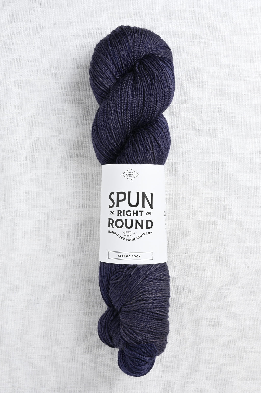 Spun Right Round Merino Aran Ink