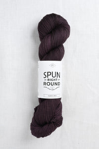 Spun Right Round Classic Sock Eggplant