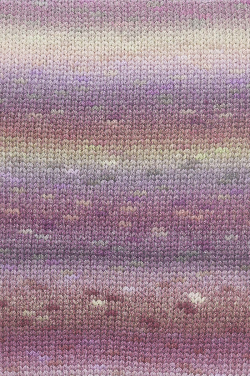 Lang Yarns Magnolia 5 Fuchsia Violet Beige swatch