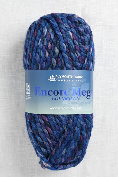 Plymouth Encore Mega Colorspun 7164 Denim Mix