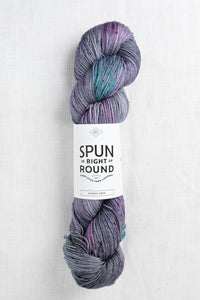 Spun Right Round Merino Aran Raining Cats and Dogs