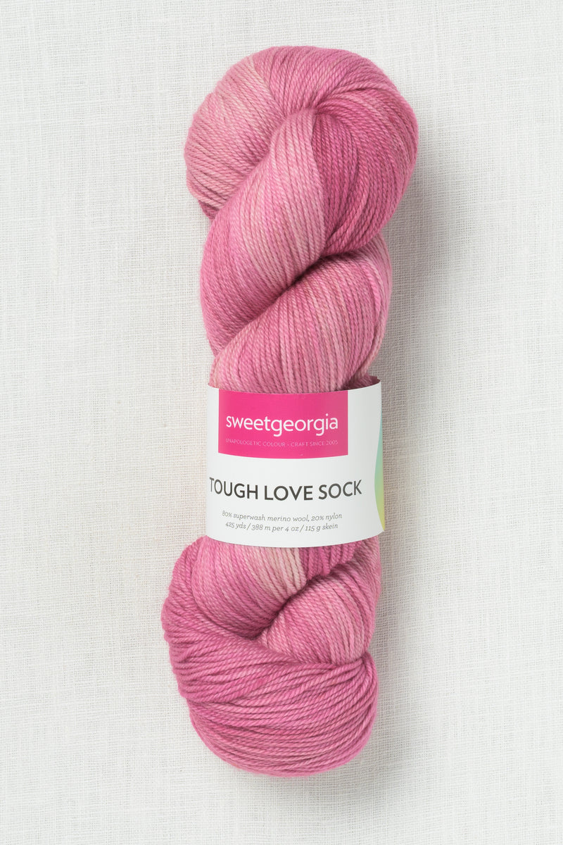 Sweet Georgia Tough Love Sock Camellia