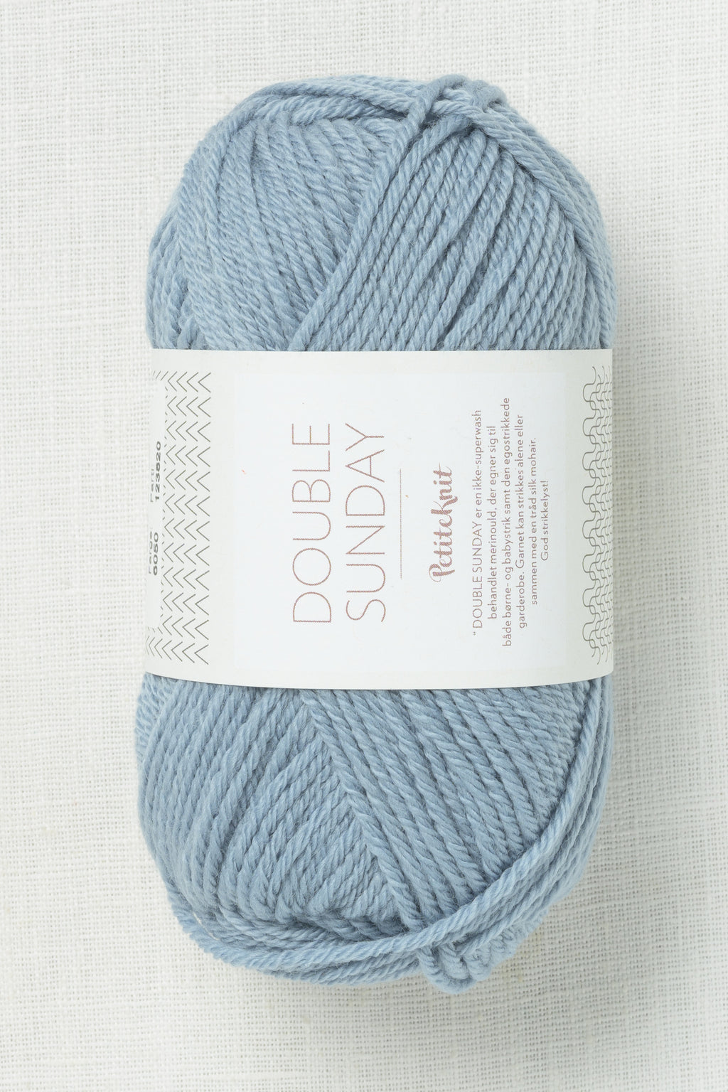 Sandnes Garn Double Sunday 6050 Above the Clouds (PetiteKnit Color Palette)