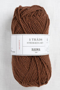 Rauma 3-Ply Strikkegarn 199 Reddish Brown