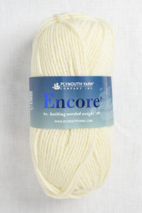 Plymouth Encore Worsted 256 Ecru